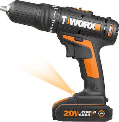 Worx Percussive Drill Driver Battery 20V 2x2Ah