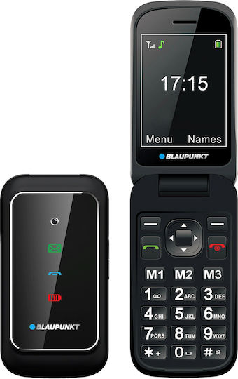 Blaupunkt BS 08 Single SIM Mobile with Large Buttons Black