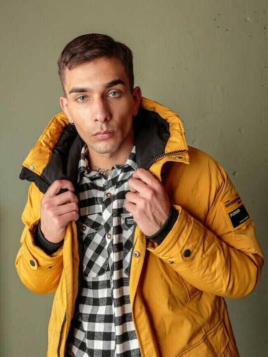Winter Jacke Yellow