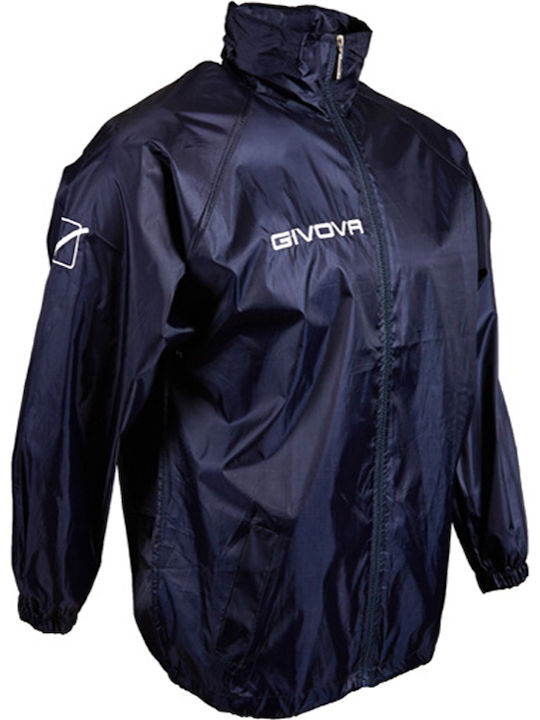 Rain Basico Jacket Waterproof and Windproof Blue