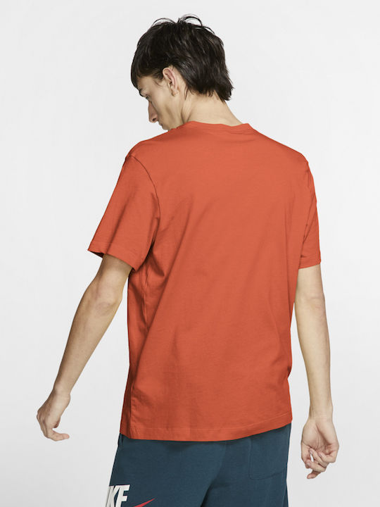 Just Do It Athletic T-shirt Orange