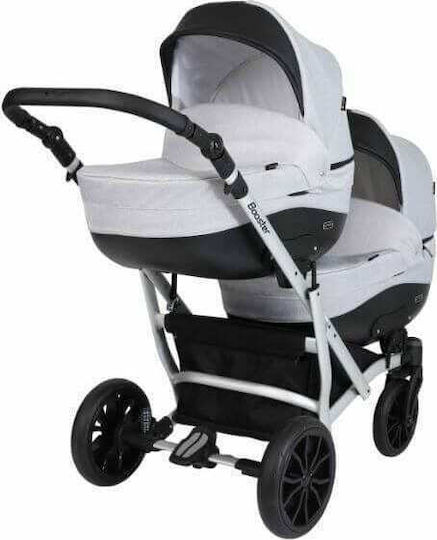 Kunert Booster 2 in 1 Adjustable Double Stroller Suitable for Newborn Dark Grey