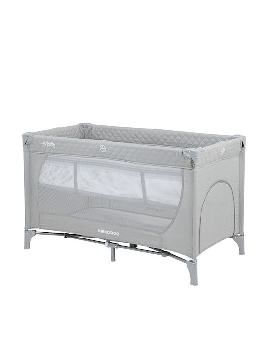 Kikka Boo Medley 2020 Playpen 2 Levels with Mattress Gray 125x65cm