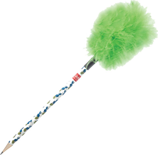 Legami Milano Fluffy Feathers Μολύβι HB Πράσινο