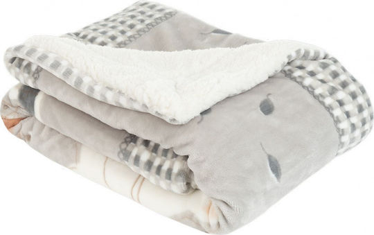 Kikka Boo Babydecken Kinderbett Polar Fisher 110x140cm