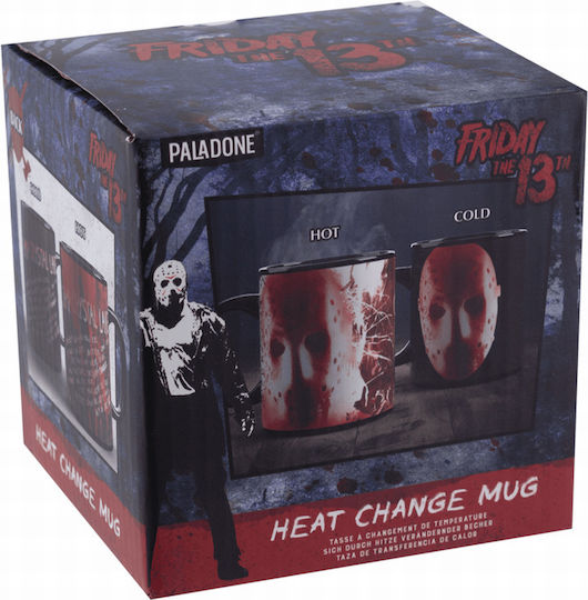 Paladone Friday 13th Heat Change Κούπα Κεραμική Μαύρη