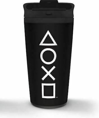 Pyramid International PlayStation Glass Thermos Stainless Steel Black MTM25993