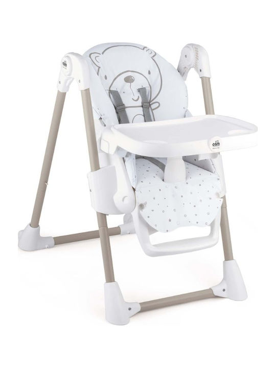 Cam Pappananna Foldable Highchair with Metal Frame & Fabric Seat 247