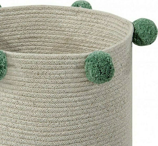 Lorena Canals Kinder Aufbewahrungskorb Bubbly Grün 30x30x30cm 1Stück