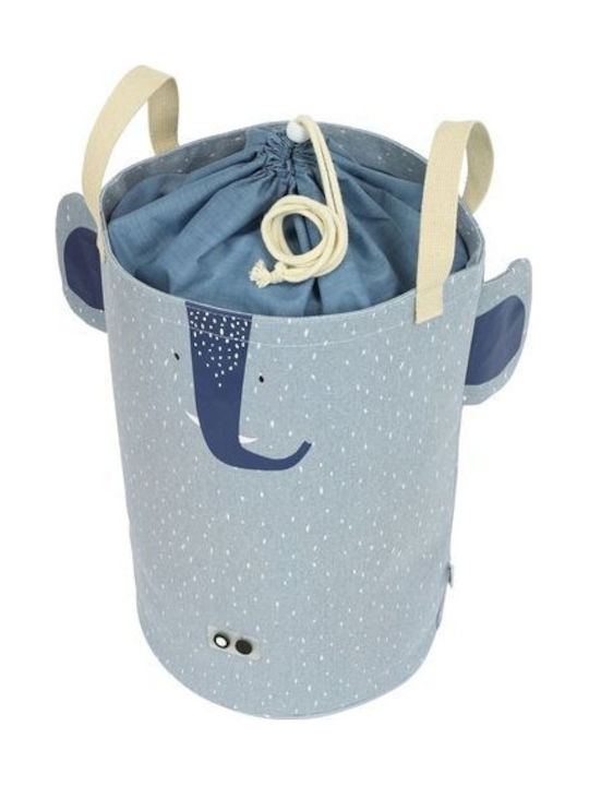 Trixie Kids Fabric Toy Storage Basket Mrs. Elephant Gray 40x40x60cm