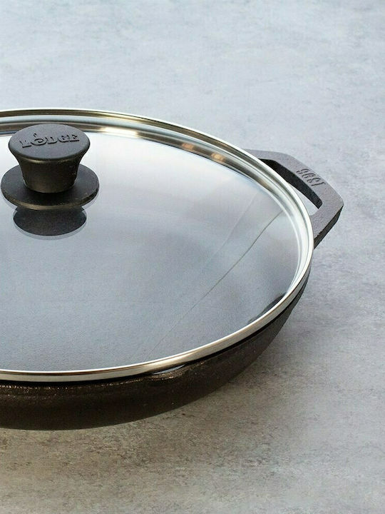 Lodge Chef Collection Τηγάνι από Μαντέμι Με Καπάκι 30.5cm