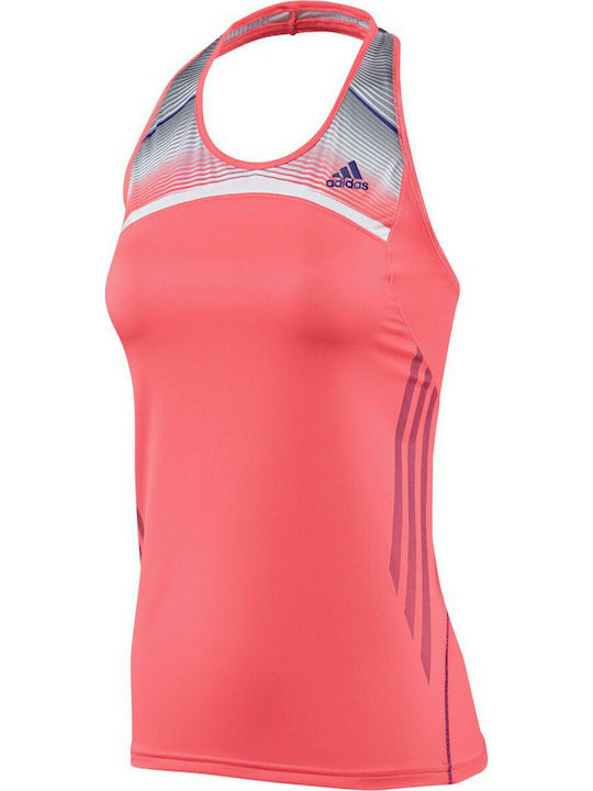 Adidas Adizero Singlet Women's Athletic Blouse Sleeveless Pink