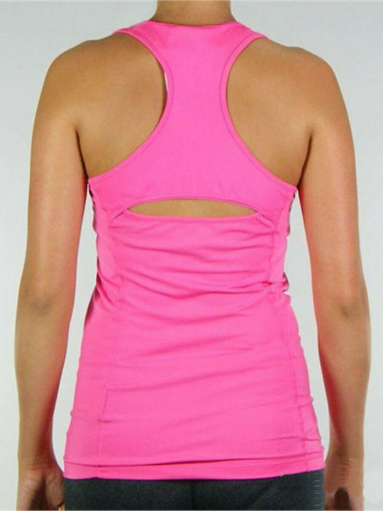 Adidas Tank Techfit Damen Sportlich Bluse Ärmellos Rosa