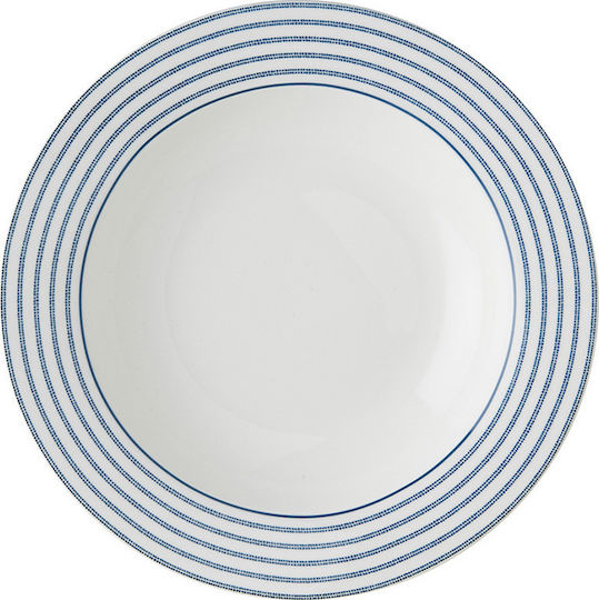 Laura Ashley Πιάτο Βαθύ Blueprints Πιάτο Βαθύ από Πορσελάνη με Διάμετρο 22cm Laura Ashley Πιάτο Βαθύ Blueprints Πιάτο Βαθύ από Πορσελάνη με Διάμετρο 22cm