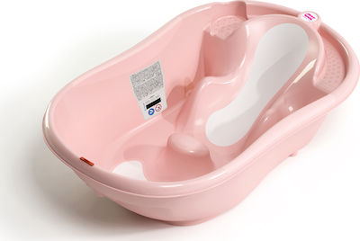 OK Baby Baby Bath Onda 4 with Thermometer Pink