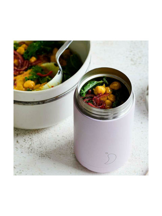 Chilly's Δοχείο Φαγητού Inox Θερμός Blush Pink 500ml