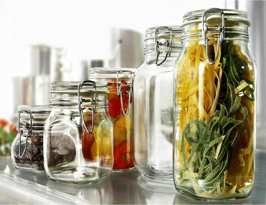 Bormioli Rocco Fido General Use Jar with Airtight Lid Glass Transparent 750ml
