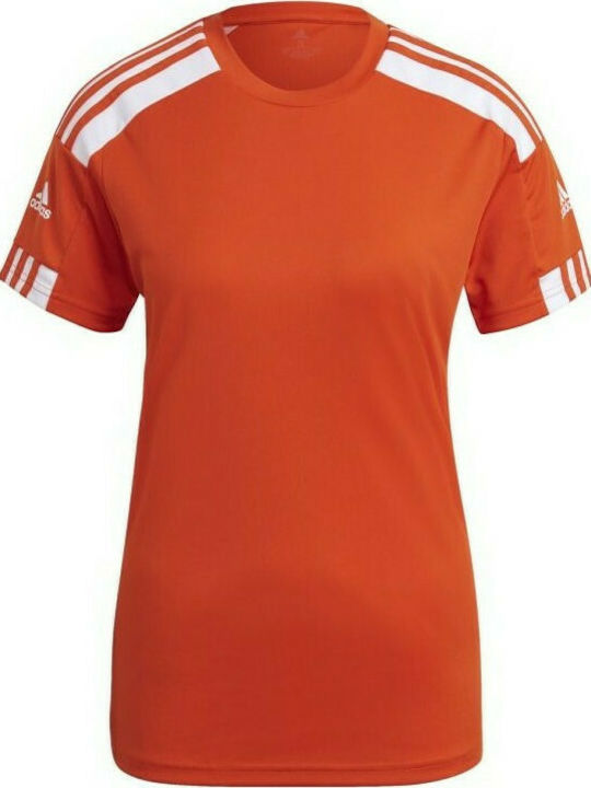 Adidas Squadra 21 Γυναικείο Αθλητικό T-shirt Πορτοκαλί