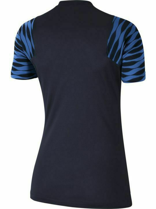 Nike Strike Women's Athletic T-shirt Dri-Fit Navy Blue