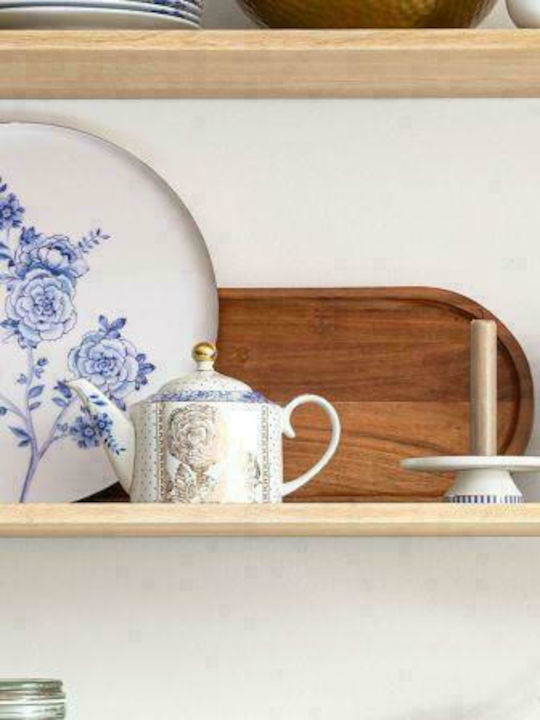 PiP Studio Royal White Τσαγιέρα Πορσελάνης Πολύχρωμη 900ml