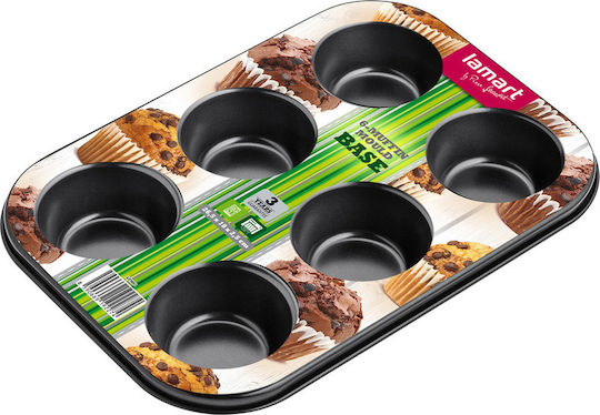 Lamart Φόρμα για Cupcakes/Muffins 6τμχ