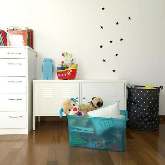 Homeplast Nak Πλαστικό Κουτί Αποθήκευσης με Καπάκι Γαλάζιο 70x46x34cm
