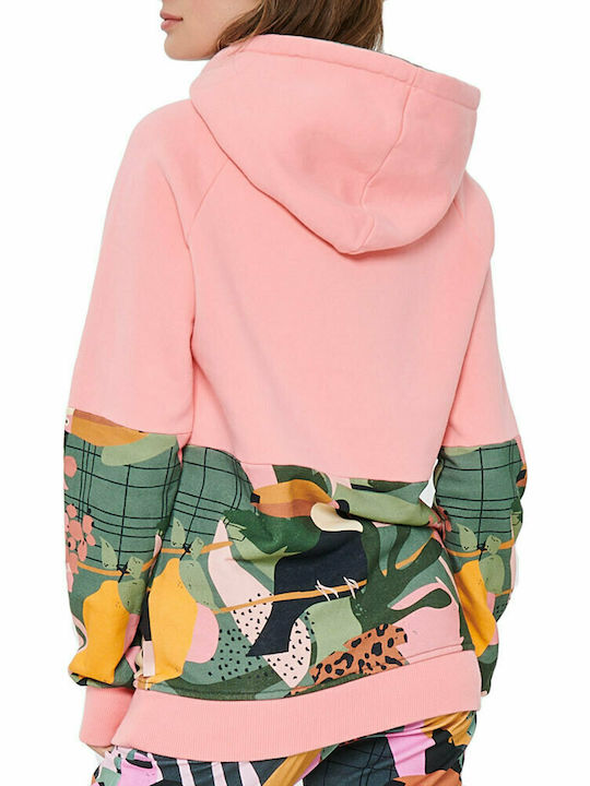Femi Stories Kenta Women's Hooded Sweatshirt Pink