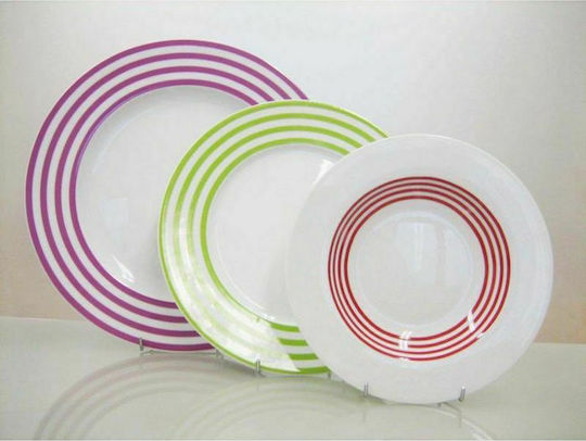 Cryspo Trio Viva Green Porcelain Dinnerware Set 20pcs