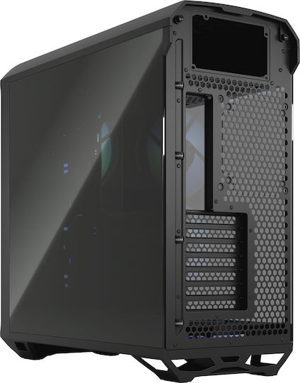 Fractal Design Torrent RGB TG Light Tint Геймърско бюро Midi Tower Компютърна кутия със страничен прозорец Черен