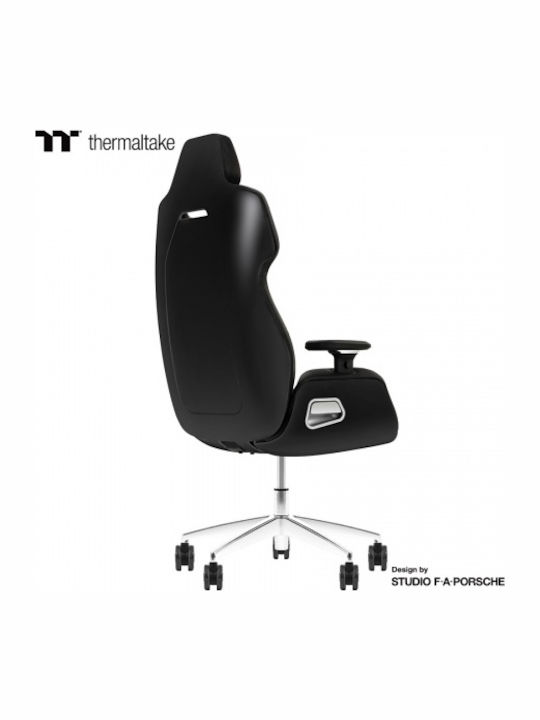 Thermaltake Argent E700 Δερμάτινη Καρέκλα Gaming με Ρυθμιζόμενα Μπράτσα Μαύρη