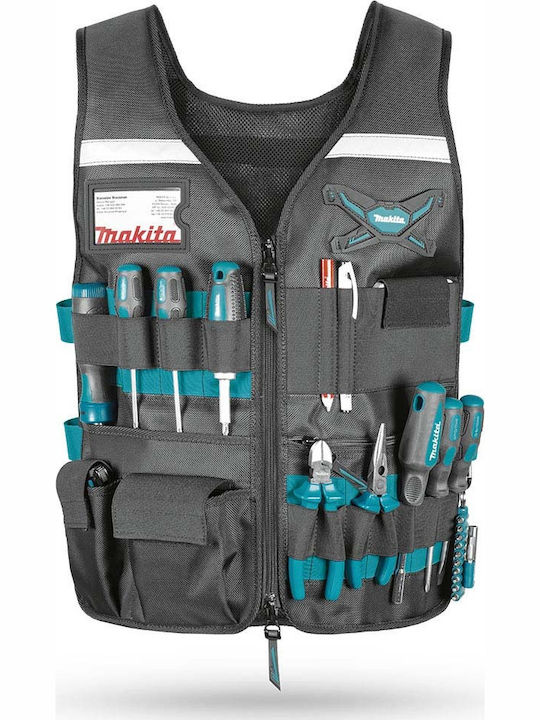 Makita Safety Vest with Reflective Film Gray