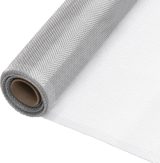 vidaXL Σίτα Πόρτας από Αλουμίνιο Γκρι 500x112cm