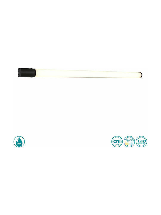 Trio Lighting Piera Φωτιστικό Μπάνιου Πρίζας LED Μαύρο 119εκ.