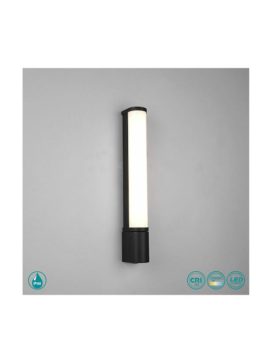 Trio Lighting Piera Classic Lamp Bathroom with Integrated LED and Warm White Light Black 41x5.5cm