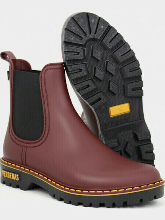 Gaudi Women's Short Wellies Burgundy