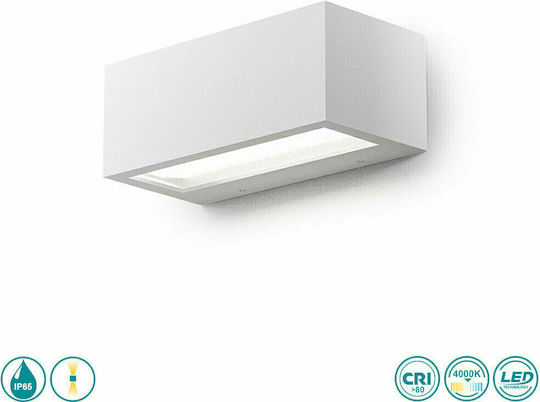 La Mia Luce Ruhm Стенна Външна Таванна Лампа LED IP65 15W с Естествено Бяло Осветление