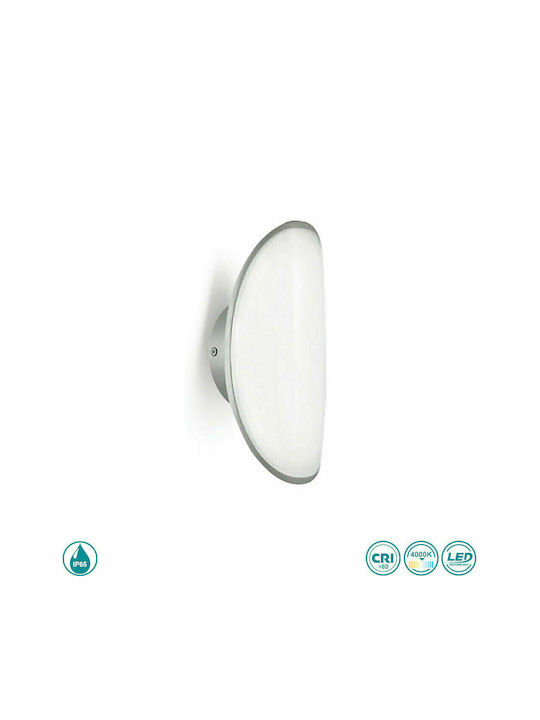 La Mia Luce Wall-Mounted Outdoor Ceiling Light LED IP65 13W with Natural White Light