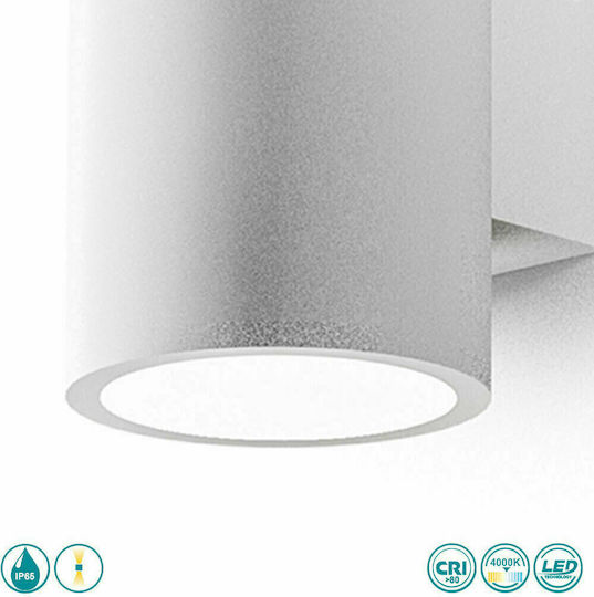 La Mia Luce Стенно Външно Спот Осветление LED IP65 с Естествено бяло Светлина