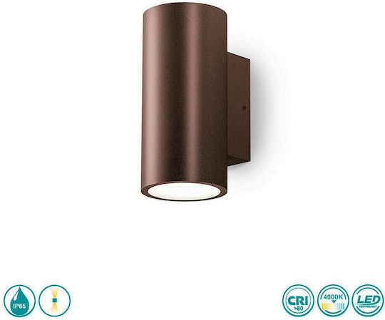 La Mia Luce Επιτοίχιο Εξωτερικό Σποτ LED IP65 με Φυσικό Λευκό Φως