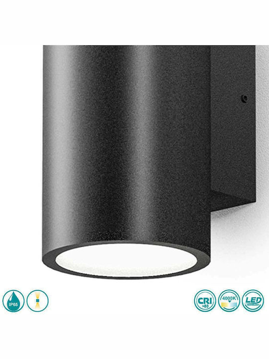 La Mia Luce Wall-Mounted Outdoor Spot Light LED IP65 with Natural White Light