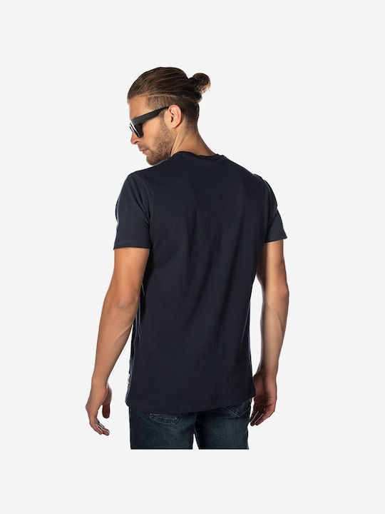 Camaro Ανδρικό T-shirt Indigo με Λογότυπο