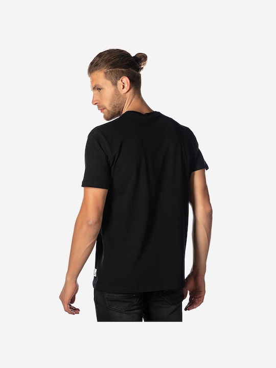 Camaro T-shirt Bărbătesc cu Mânecă Scurtă Negru