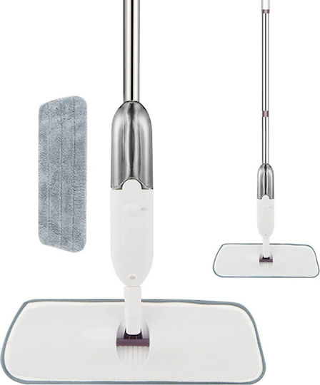 Andowl Spin Mop with Spray and Microfibers Q-TB31