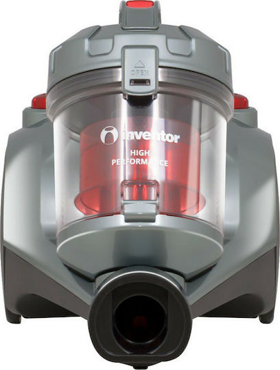 Inventor INVMC20 Ηλεκτρική Σκούπα 700W με Κάδο 2lt Γκρι