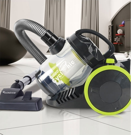Turbotronic TT-CV07 Vacuum Cleaner 900W Bagless 2.5lt Black/Green
