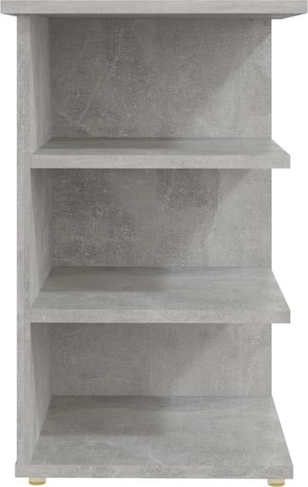 Βιβλιοθήκη Γκρι Σκυροδέματος 35x35x55εκ.