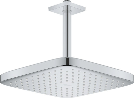 Grohe Tempesta 250 Cube Τετράγωνη Κεφαλή Ντουζ 25x25cm με Βραχίονα 19.3cm Grohe Tempesta 250 Cube Τετράγωνη Κεφαλή Ντουζ 25x25cm με Βραχίονα 19.3cm