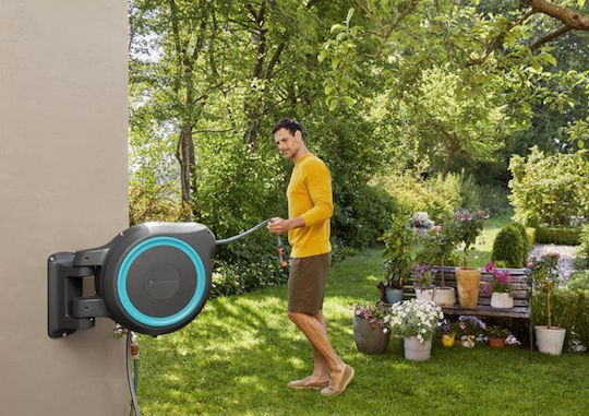 Gardena Automatic Watering Wind Wall Mounted with Hose 35m