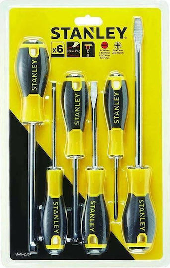 Stanley Essential Set 6 Screwdrivers with 6 Interchangeable Tips