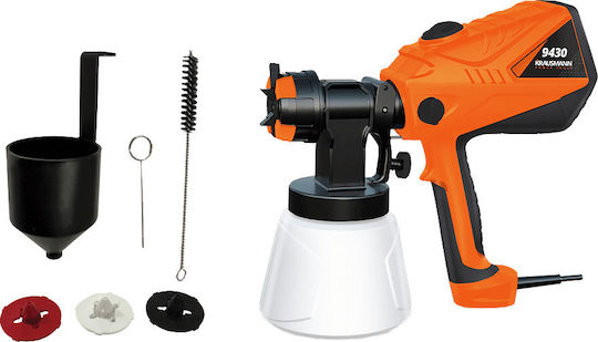 Krausmann Electric Paint Spray Gun 600W with 1lt Container